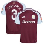 aston villa adidas home shirt 2024-25 with diego carlos 3 cup printing Collection | Aston Villa Jerseys for True Fans