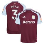 aston villa adidas home shirt 2024-25 with disasi 3 printing Collection | Aston Villa Jerseys for True Fans
