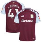 aston villa adidas home shirt 2024-25 with j. ramsey 41 printing Collection | Aston Villa Jerseys for True Fans