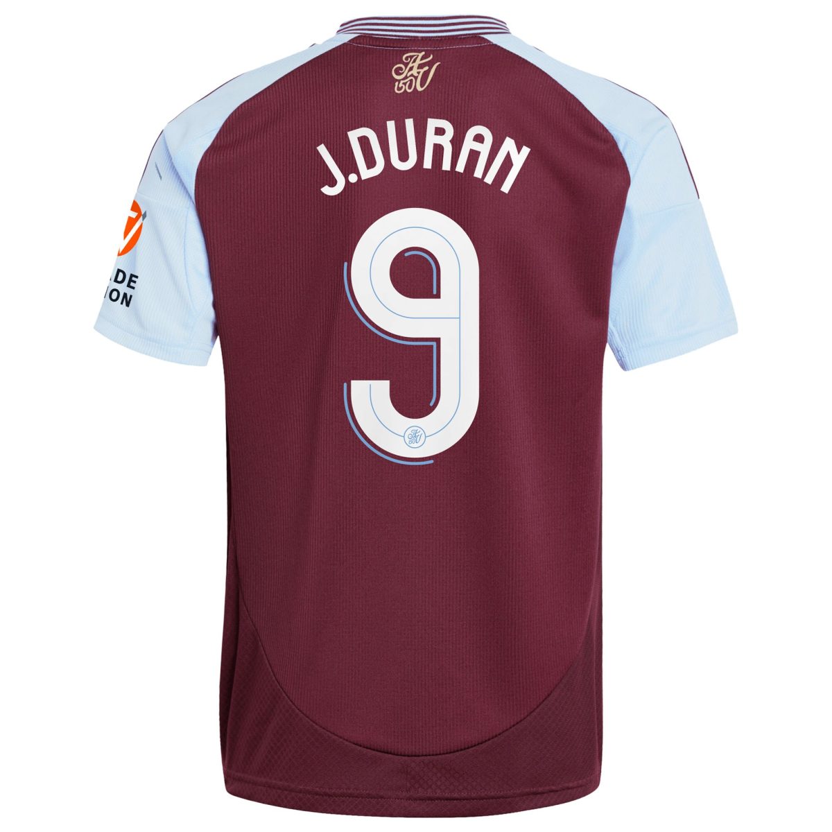 aston villa adidas home shirt 2024-25 with j.duran 9 cup printing Collection | Aston Villa Jerseys for True Fans