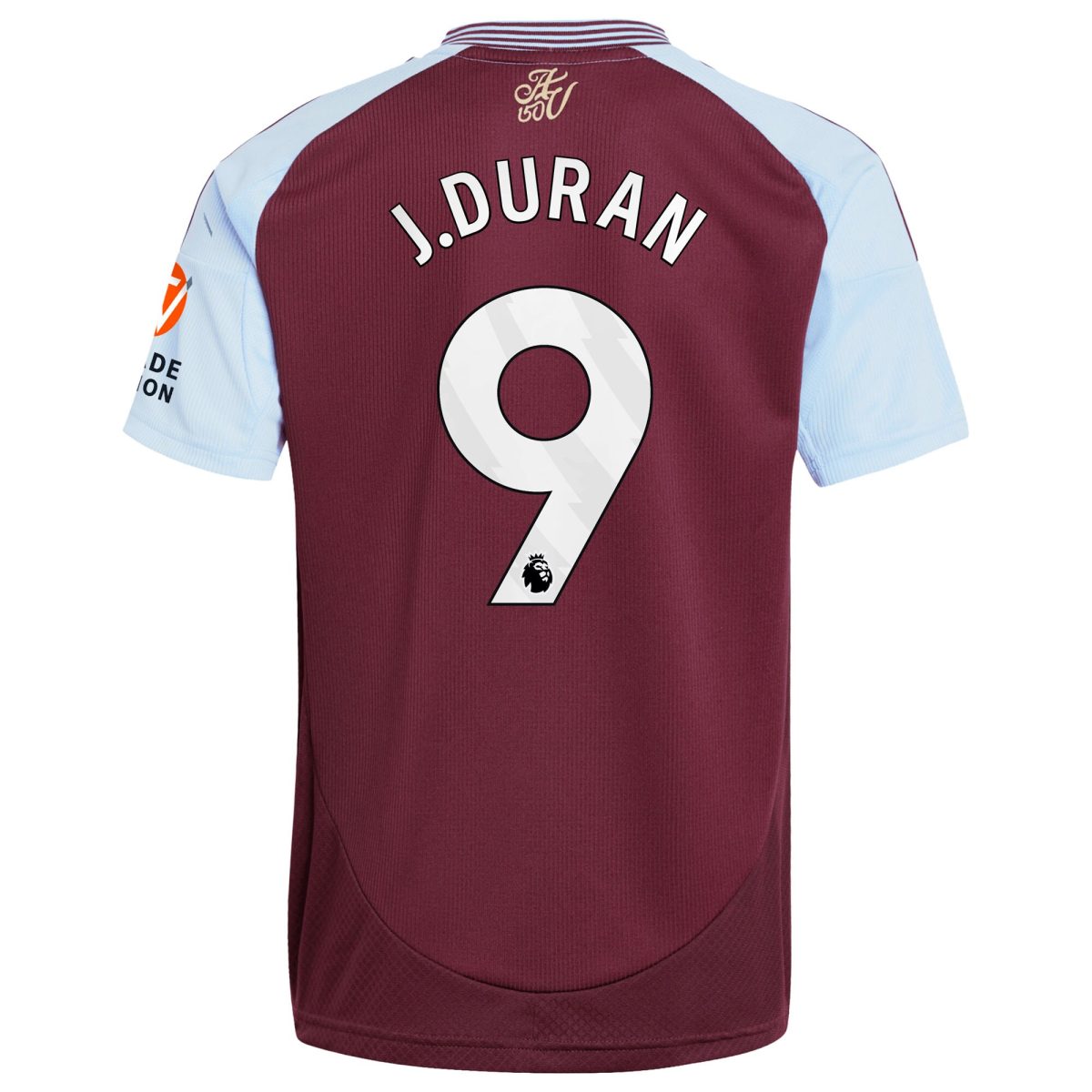 aston villa adidas home shirt 2024-25 with j.duran 9 printing Collection | Aston Villa Jerseys for True Fans