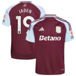 aston villa adidas home shirt 2024-25 with jaden 19 printing Collection | Aston Villa Jerseys for True Fans