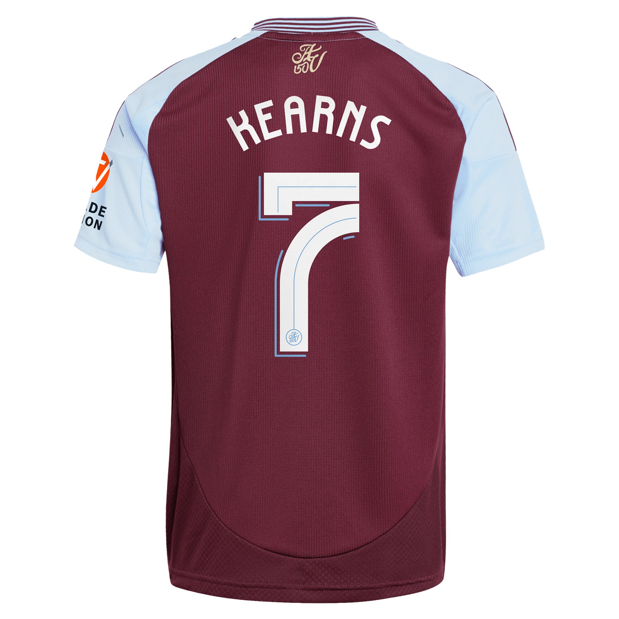 aston villa adidas home shirt 2024-25 with kearns 7 cup printing Collection | Aston Villa Jerseys for True Fans