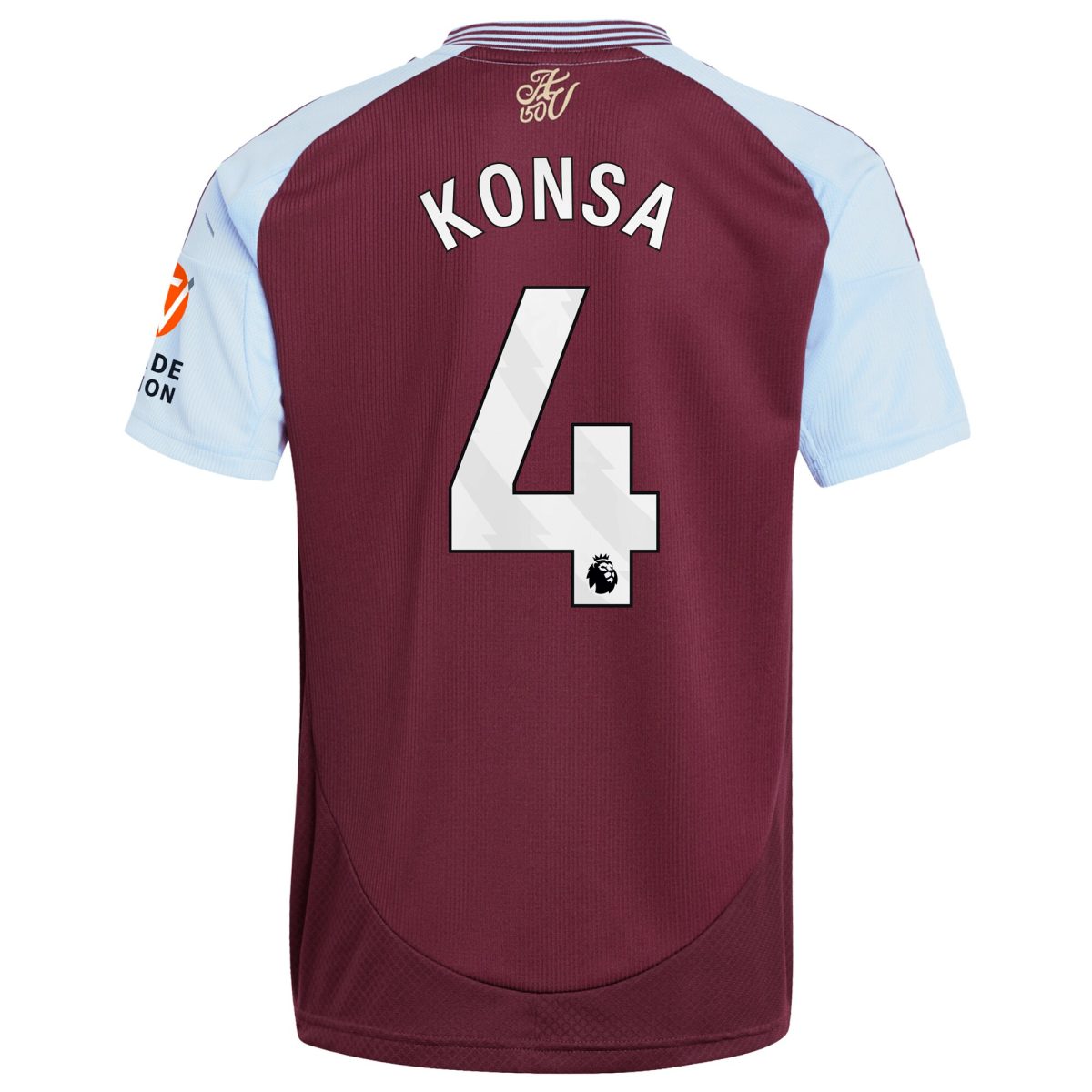 aston villa adidas home shirt 2024-25 with konsa 4 printing Collection | Aston Villa Jerseys for True Fans