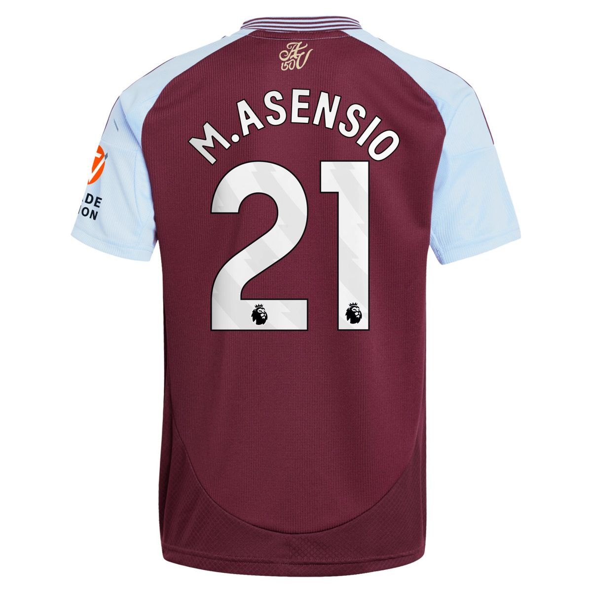 aston villa adidas home shirt 2024-25 with m.asensio 21 printing Collection | Aston Villa Jerseys for True Fans