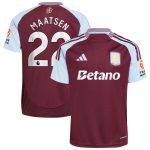 aston villa adidas home shirt 2024-25 with maatsen 22 printing Collection | Aston Villa Jerseys for True Fans