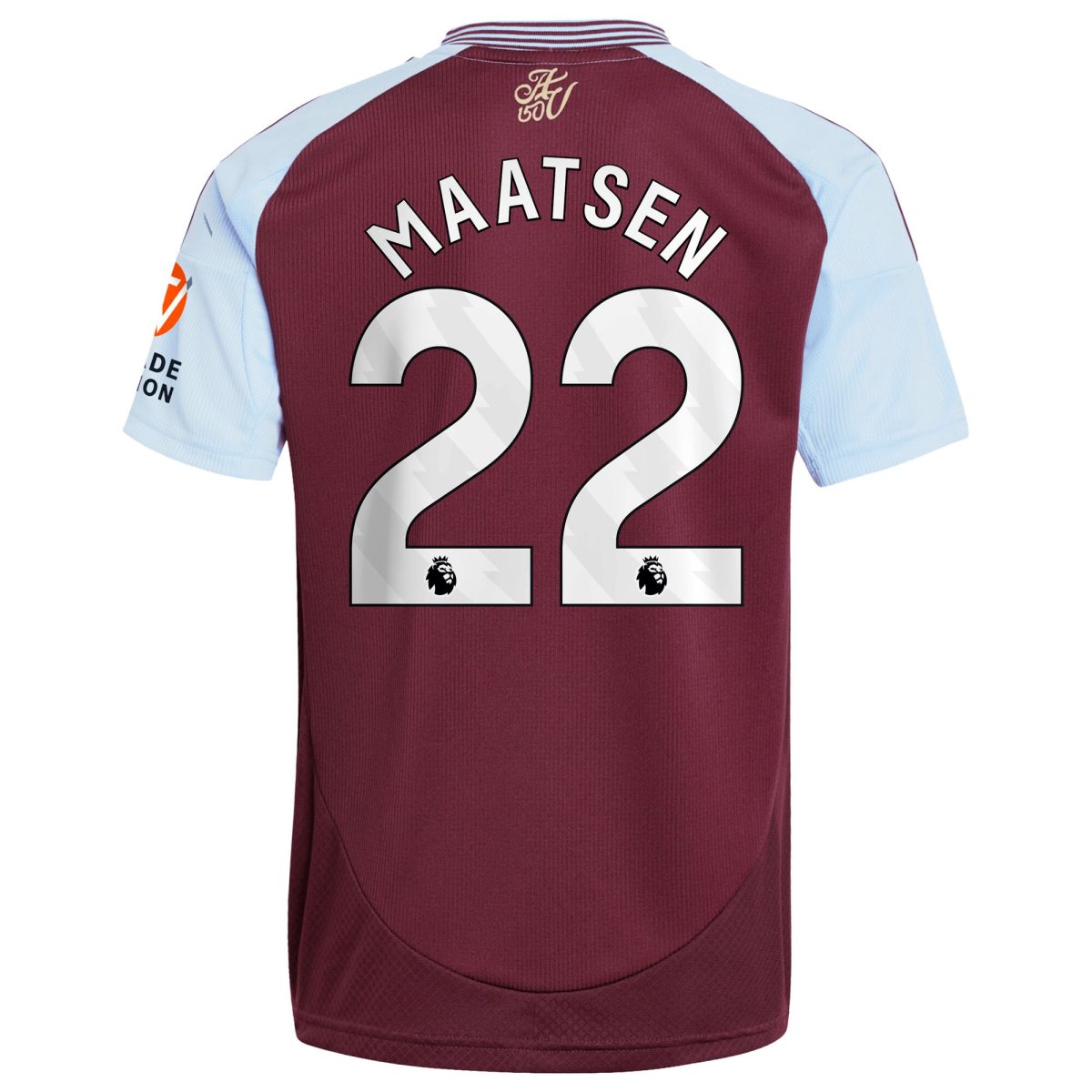 aston villa adidas home shirt 2024-25 with maatsen 22 printing Collection | Aston Villa Jerseys for True Fans