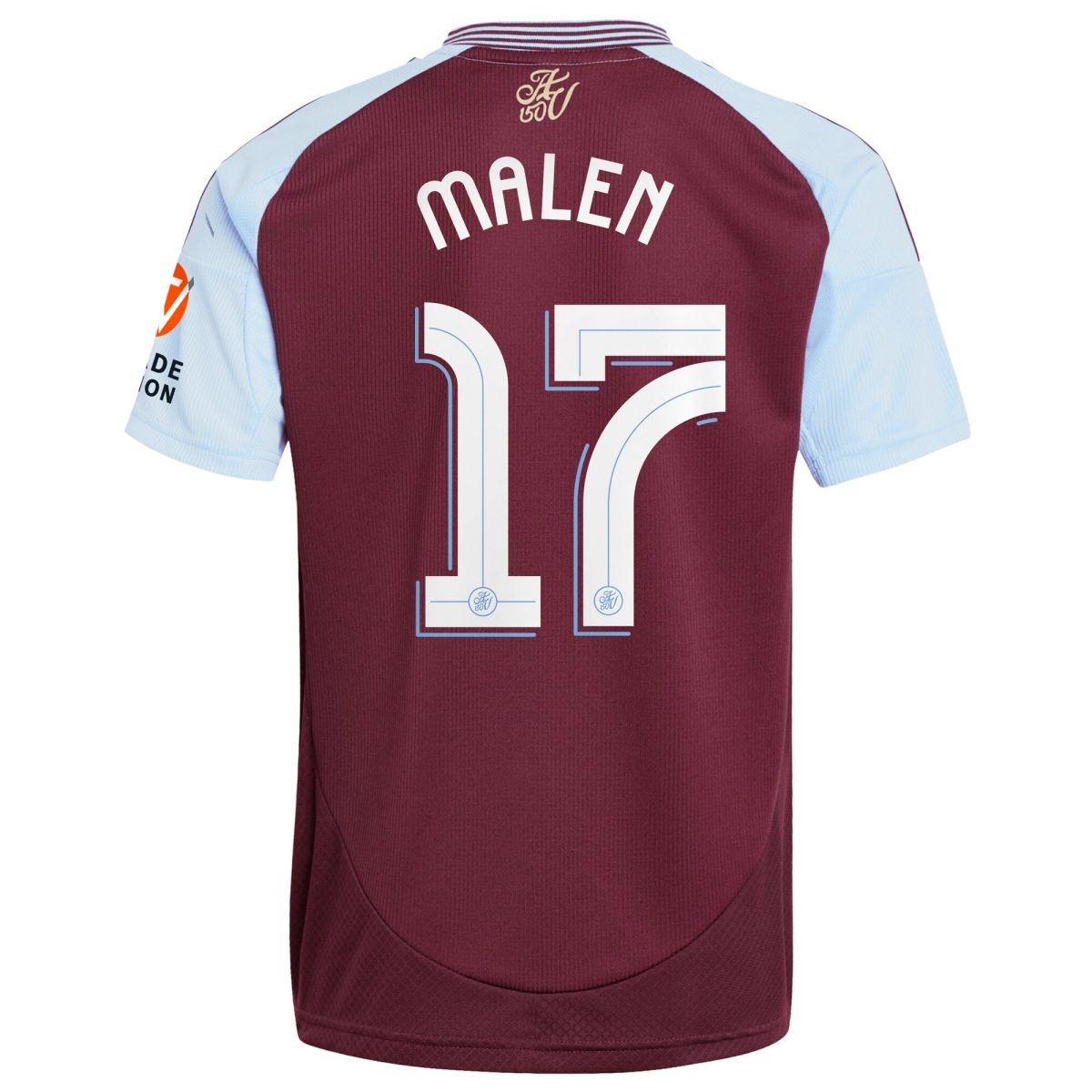 aston villa adidas home shirt 2024-25 with malen 17 cup printing Collection | Aston Villa Jerseys for True Fans