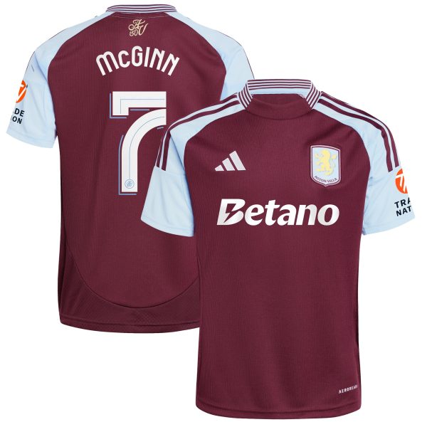 aston villa adidas home shirt 2024-25 with mcginn 7 cup printing Collection | Aston Villa Jerseys for True Fans