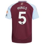 aston villa adidas home shirt 2024-25 with mings 5 printing Collection | Aston Villa Jerseys for True Fans