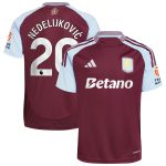 aston villa adidas home shirt 2024-25 with nedeljković 20 printing Collection | Aston Villa Jerseys for True Fans
