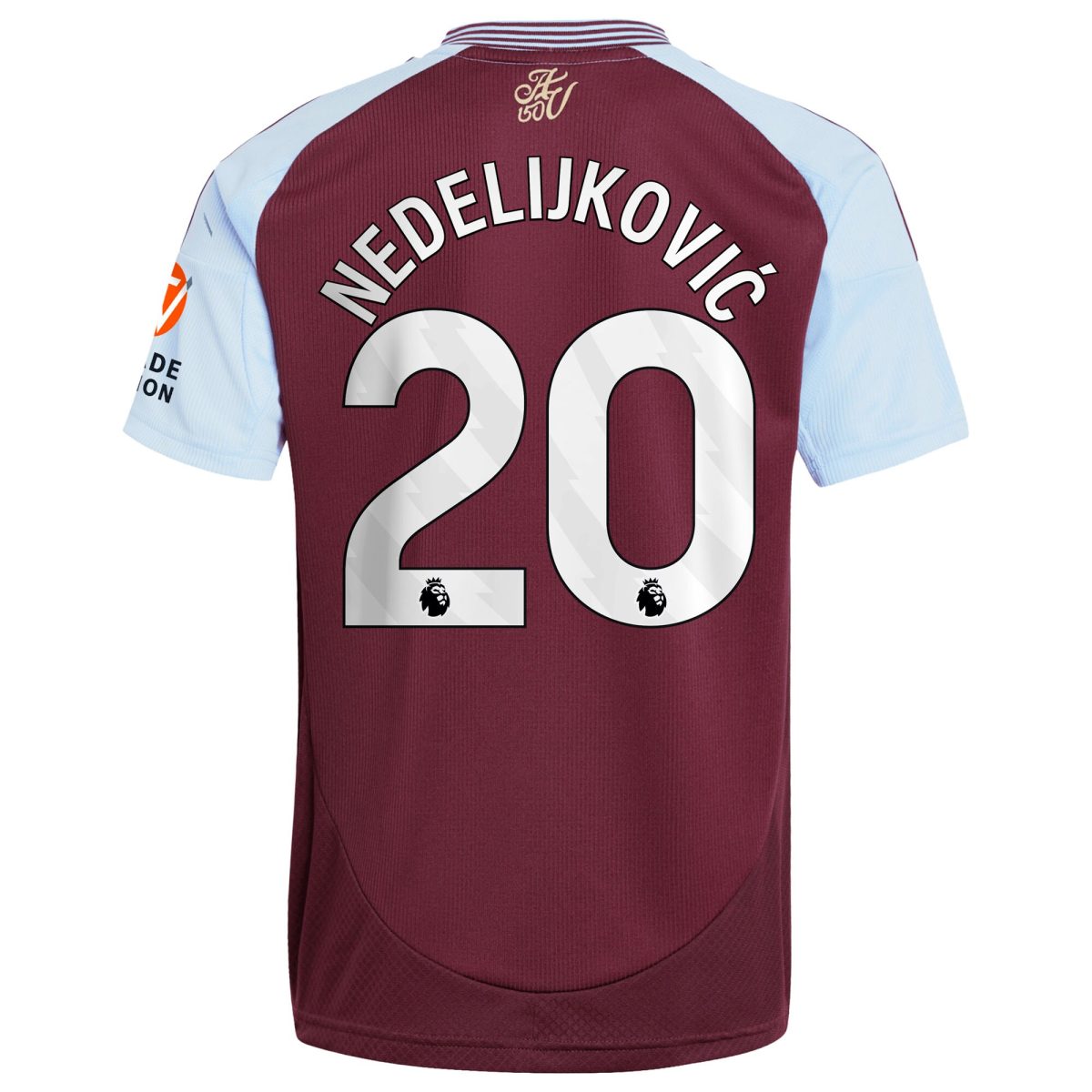 aston villa adidas home shirt 2024-25 with nedeljković 20 printing Collection | Aston Villa Jerseys for True Fans