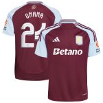 aston villa adidas home shirt 2024-25 with onana 24 cup printing Collection | Aston Villa Jerseys for True Fans