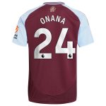 aston villa adidas home shirt 2024-25 with onana 24 printing Collection | Aston Villa Jerseys for True Fans