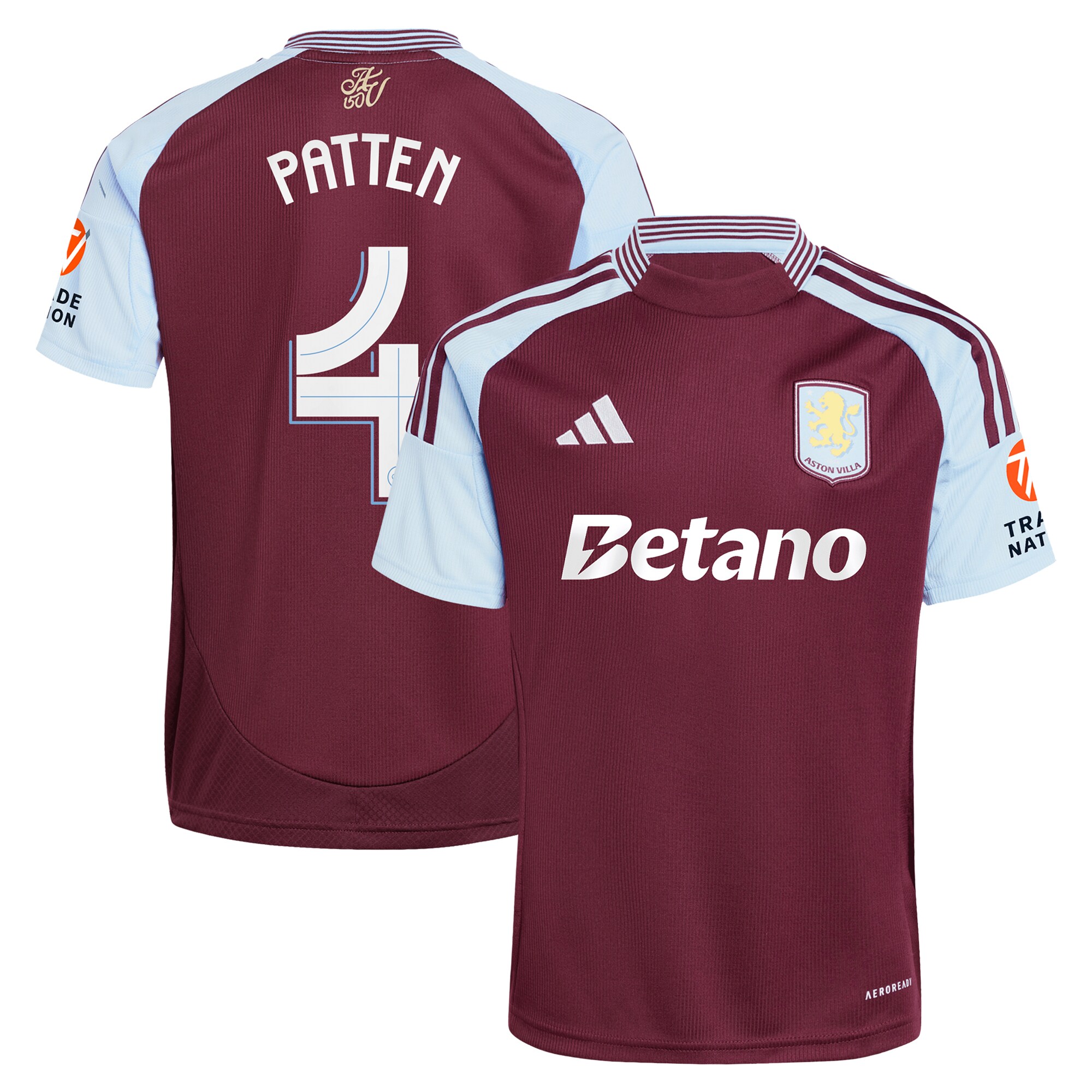 aston villa adidas home shirt 2024-25 with patten 4 cup printing Collection | Aston Villa Jerseys for True Fans