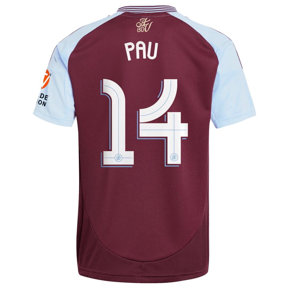 aston villa adidas home shirt 2024-25 with pau 14 cup printing Collection | Aston Villa Jerseys for True Fans