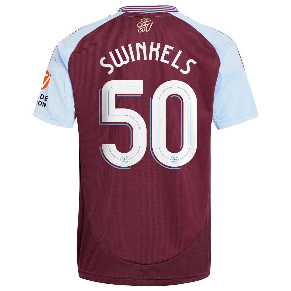 aston villa adidas home shirt 2024-25 with swinkels 50 cup printing Collection | Aston Villa Jerseys for True Fans