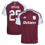 aston villa adidas home shirt 2024-25 with taylor 25 cup printing Collection | Aston Villa Jerseys for True Fans