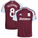 aston villa adidas home shirt 2024-25 with tielemans 8 cup printing Collection | Aston Villa Jerseys for True Fans