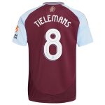 aston villa adidas home shirt 2024-25 with tielemans 8 cup printing Collection | Aston Villa Jerseys for True Fans