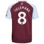 aston villa adidas home shirt 2024-25 with tielemans 8 printing Collection | Aston Villa Jerseys for True Fans