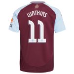 aston villa adidas home shirt 2024-25 with watkins 11 cup printing Collection | Aston Villa Jerseys for True Fans