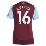 aston villa adidas home shirt 2024-25 – womens with a.garcía 16 printing Collection | Aston Villa Jerseys for True Fans