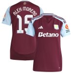 aston villa adidas home shirt 2024-25 – womens with alex moreno 15 cup printing Collection | Aston Villa Jerseys for True Fans