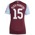 aston villa adidas home shirt 2024-25 – womens with alex moreno 15 cup printing Collection | Aston Villa Jerseys for True Fans