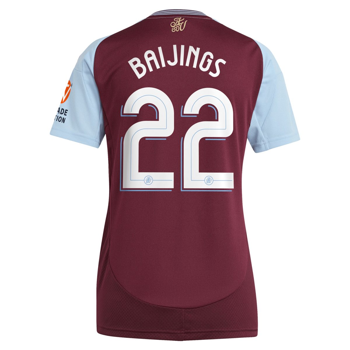 aston villa adidas home shirt 2024-25 – womens with baijings 22 cup printing Collection | Aston Villa Jerseys for True Fans