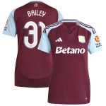 aston villa adidas home shirt 2024-25 – womens with bailey 31 cup printing Collection | Aston Villa Jerseys for True Fans