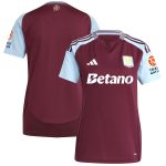 aston villa adidas home shirt 2024-25 – womens with custom printing Collection | Aston Villa Jerseys for True Fans