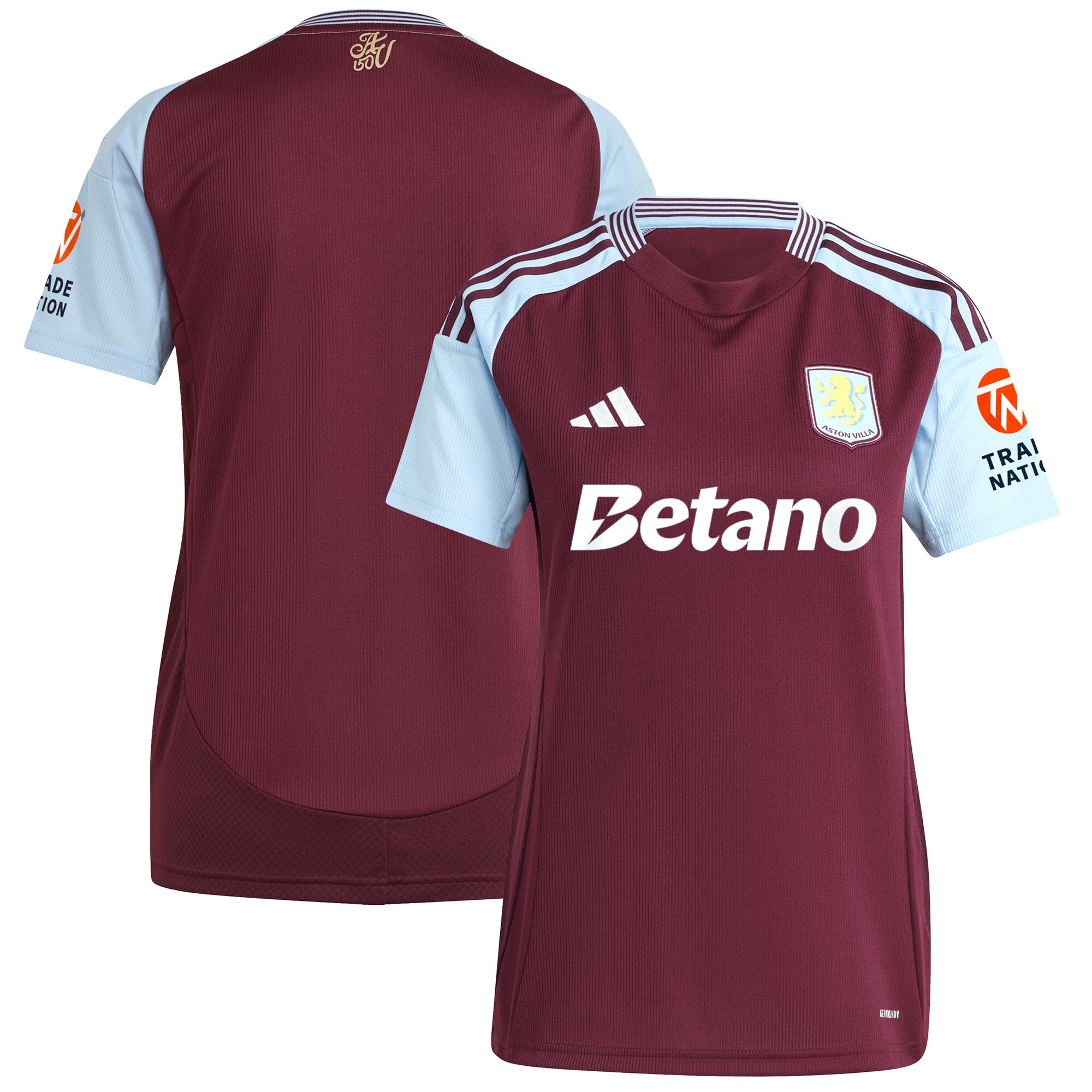 aston villa adidas home shirt 2024-25 – womens with custom printing Collection | Aston Villa Jerseys for True Fans
