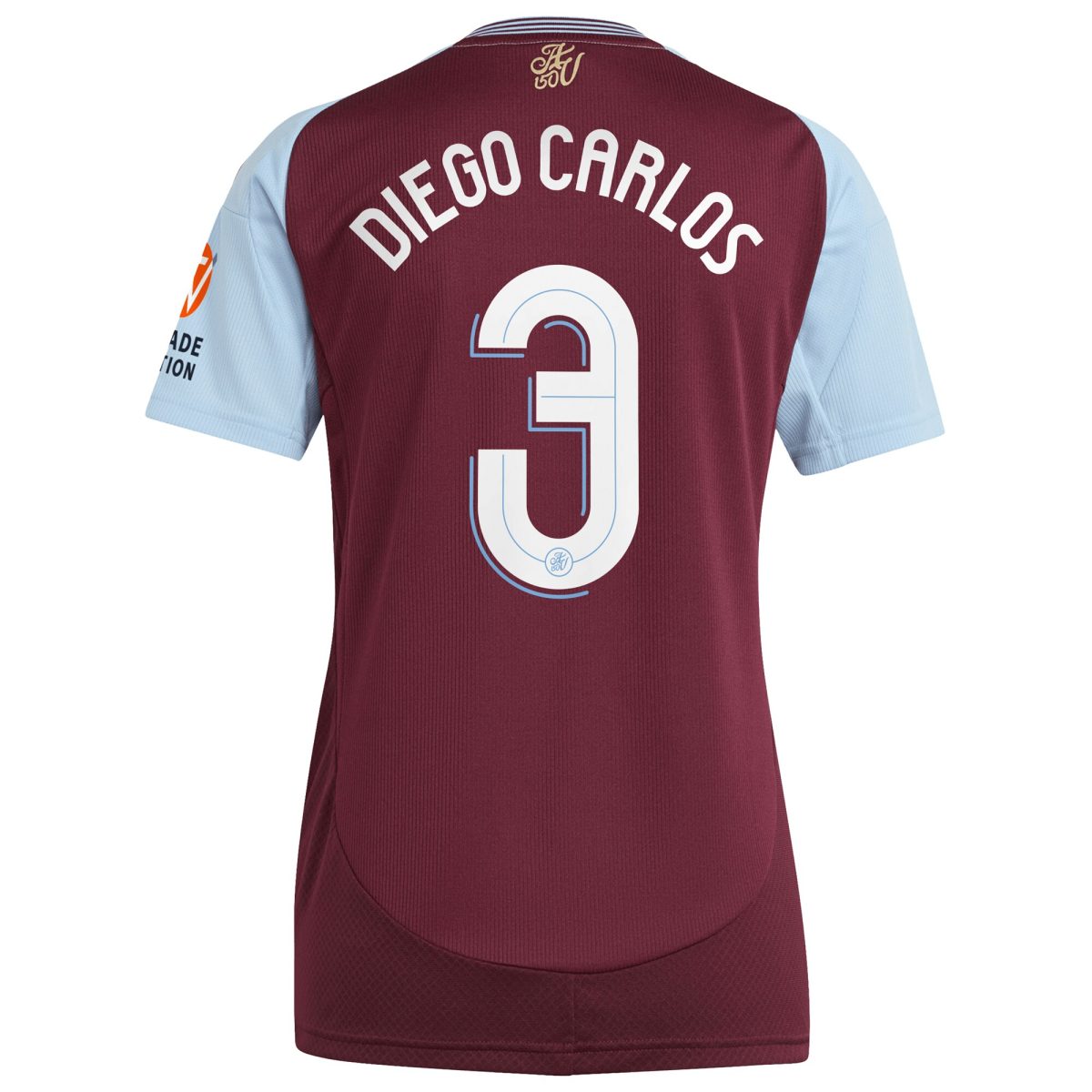 aston villa adidas home shirt 2024-25 – womens with diego carlos 3 cup printing Collection | Aston Villa Jerseys for True Fans
