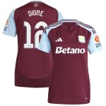 aston villa adidas home shirt 2024-25 – womens with digne 12 cup printing Collection | Aston Villa Jerseys for True Fans