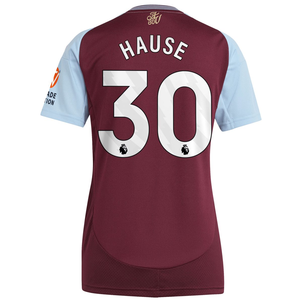 aston villa adidas home shirt 2024-25 – womens with hause 30 printing Collection | Aston Villa Jerseys for True Fans
