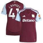 aston villa adidas home shirt 2024-25 – womens with j. ramsey 41 printing Collection | Aston Villa Jerseys for True Fans