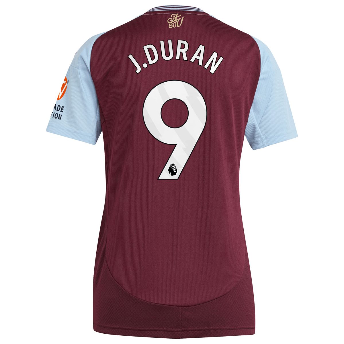 aston villa adidas home shirt 2024-25 – womens with j.duran 9 printing Collection | Aston Villa Jerseys for True Fans