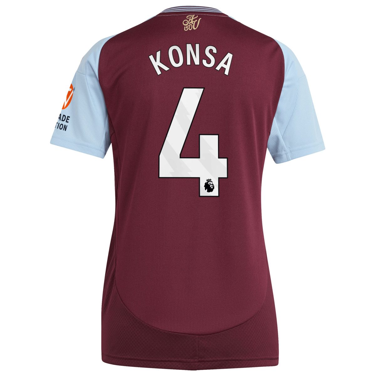 aston villa adidas home shirt 2024-25 – womens with konsa 4 printing Collection | Aston Villa Jerseys for True Fans
