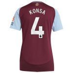 aston villa adidas home shirt 2024-25 – womens with konsa 4 printing Collection | Aston Villa Jerseys for True Fans