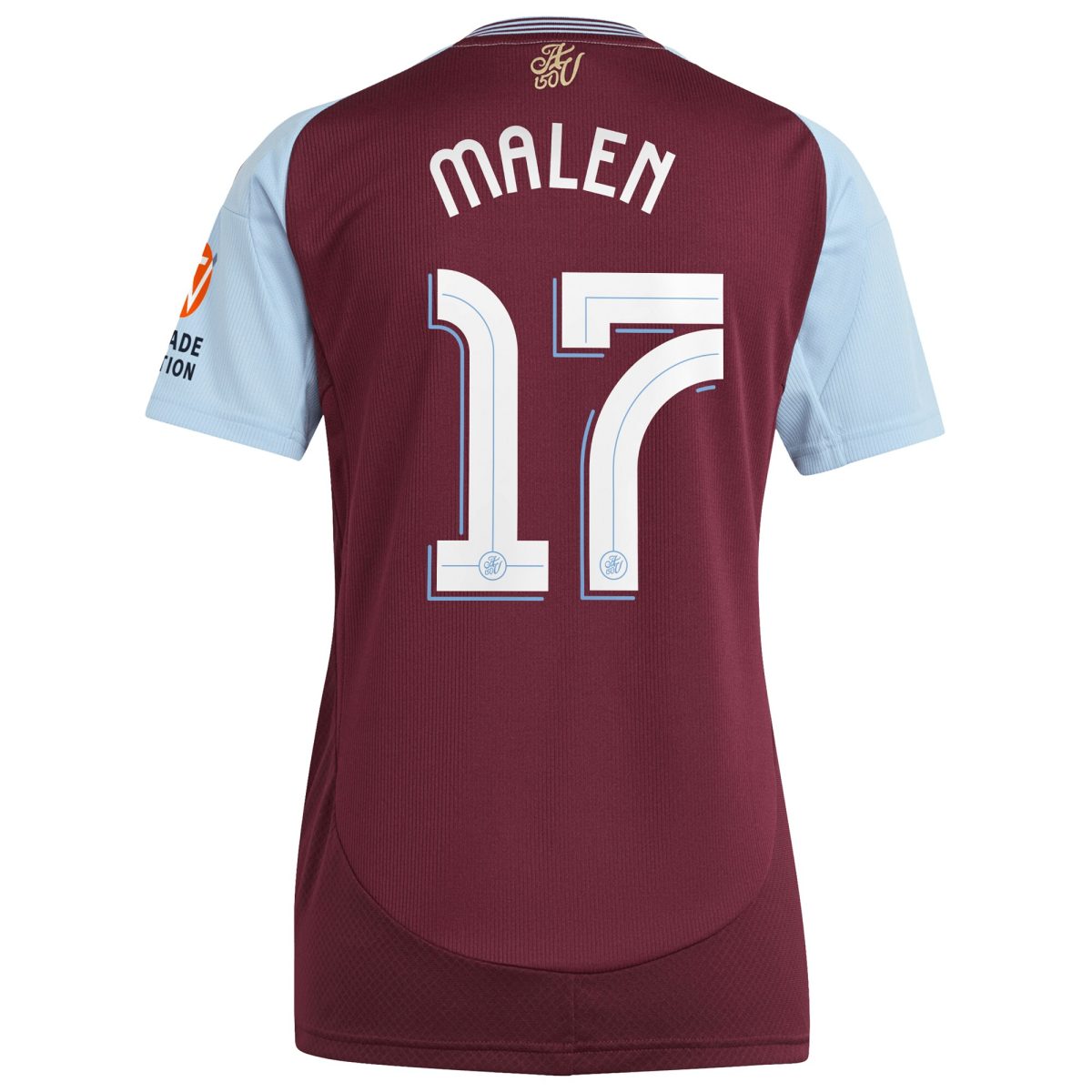 aston villa adidas home shirt 2024-25 – womens with malen 17 cup printing Collection | Aston Villa Jerseys for True Fans