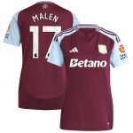 aston villa adidas home shirt 2024-25 – womens with malen 17 printing Collection | Aston Villa Jerseys for True Fans