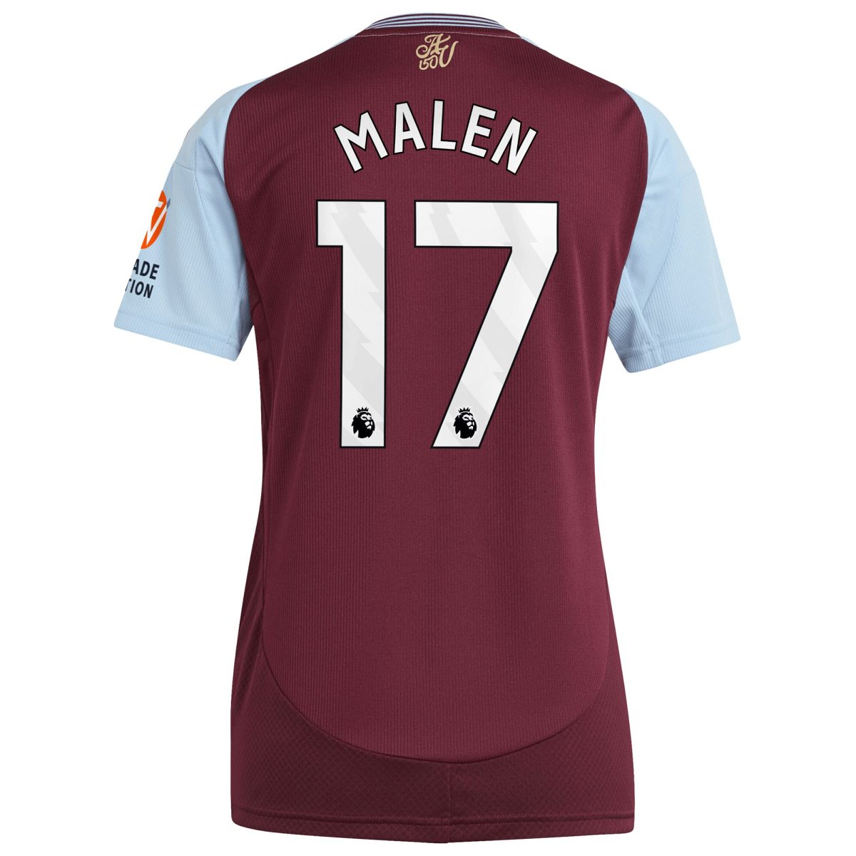 aston villa adidas home shirt 2024-25 – womens with malen 17 printing Collection | Aston Villa Jerseys for True Fans