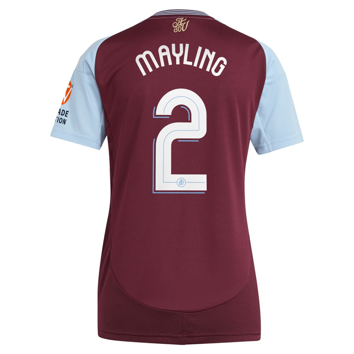 aston villa adidas home shirt 2024-25 – womens with mayling 2 cup printing Collection | Aston Villa Jerseys for True Fans