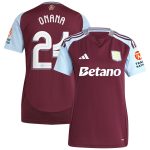 aston villa adidas home shirt 2024-25 – womens with onana 24 cup printing Collection | Aston Villa Jerseys for True Fans