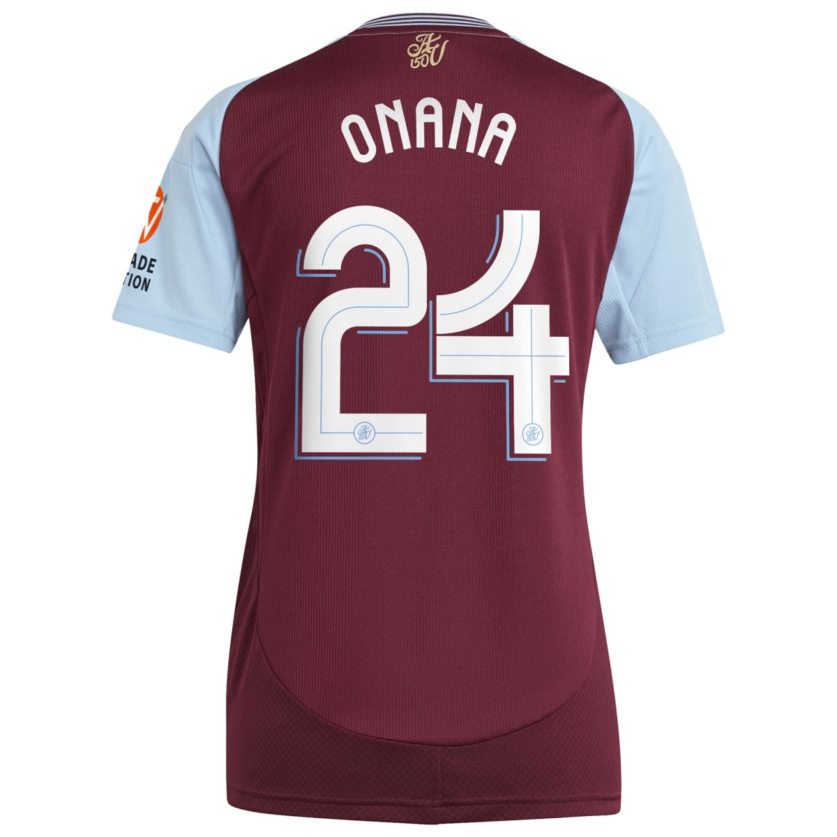 aston villa adidas home shirt 2024-25 – womens with onana 24 cup printing Collection | Aston Villa Jerseys for True Fans