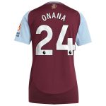 aston villa adidas home shirt 2024-25 – womens with onana 24 printing Collection | Aston Villa Jerseys for True Fans
