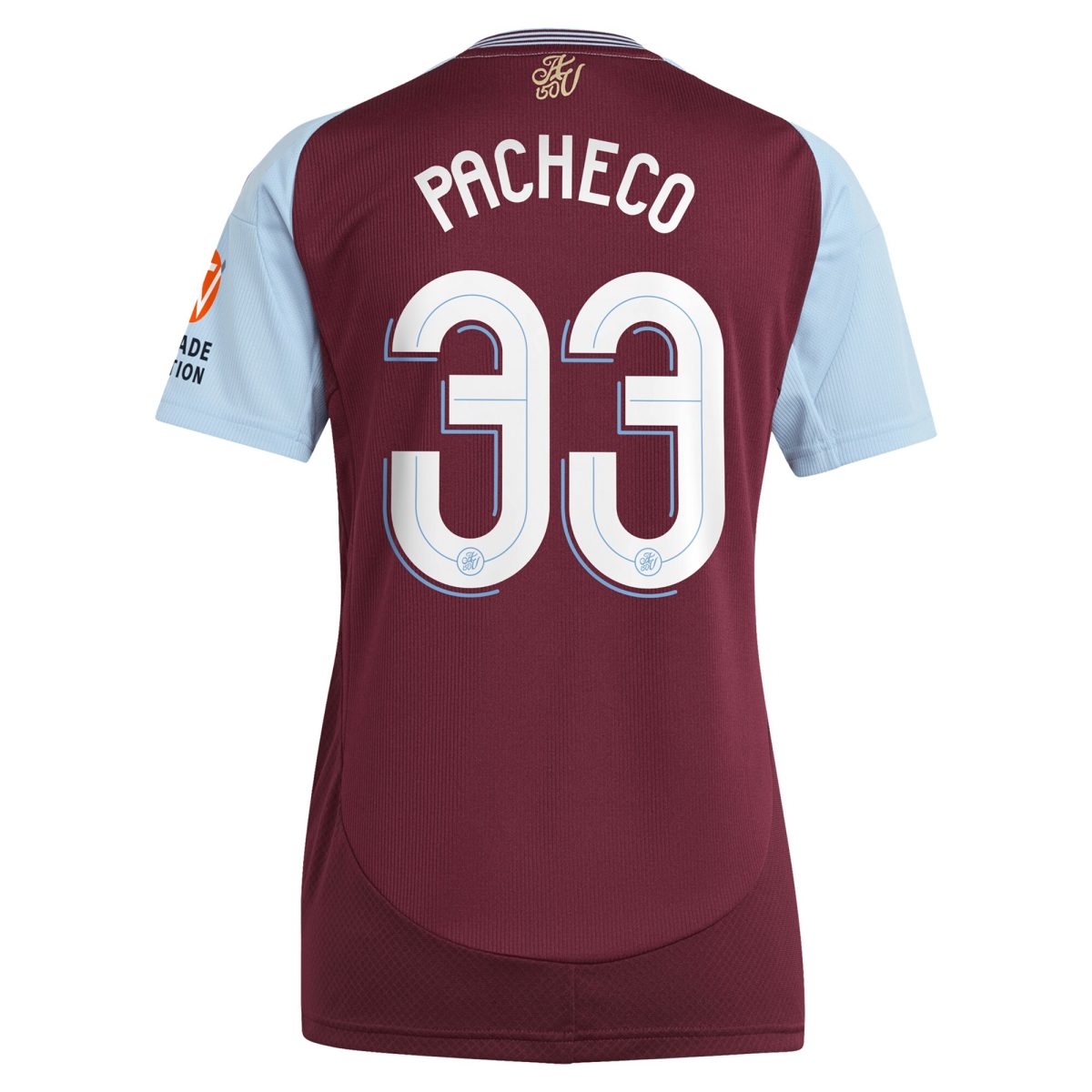 aston villa adidas home shirt 2024-25 – womens with pacheco 33 cup printing Collection | Aston Villa Jerseys for True Fans