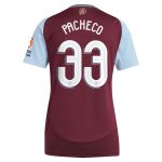 aston villa adidas home shirt 2024-25 – womens with pacheco 33 cup printing Collection | Aston Villa Jerseys for True Fans