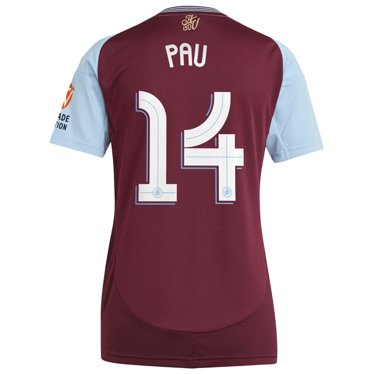 aston villa adidas home shirt 2024-25 – womens with pau 14 cup printing Collection | Aston Villa Jerseys for True Fans